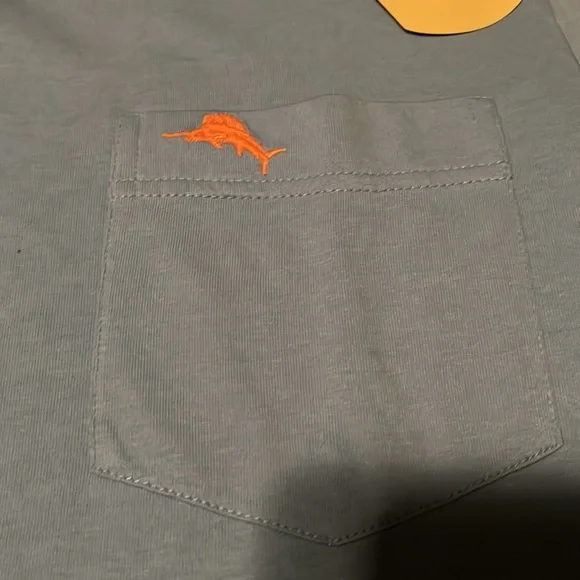 Tommy Bahama Classic V Neck Luxe Cotton Tee - Picture 2 of 4